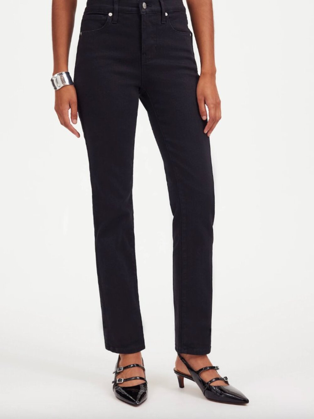 Madewell Stovepipe Jeans in Black Size 29
